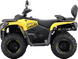 Квадроцикл Gladiator 200 cм3 (Желтый) KVD-350 фото 3