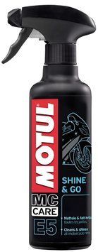 Средство по уходу за пластиком MOTUL E5 Shine & Go - 400 мл \36255 фото