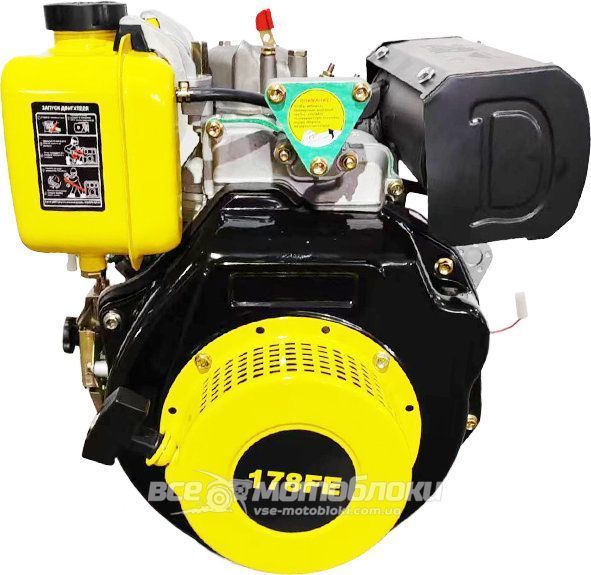 Двигун TATA 178FE Y-BOX (Під шліци &Oslash; 25 мм) DV-12-178FE(YB) фото
