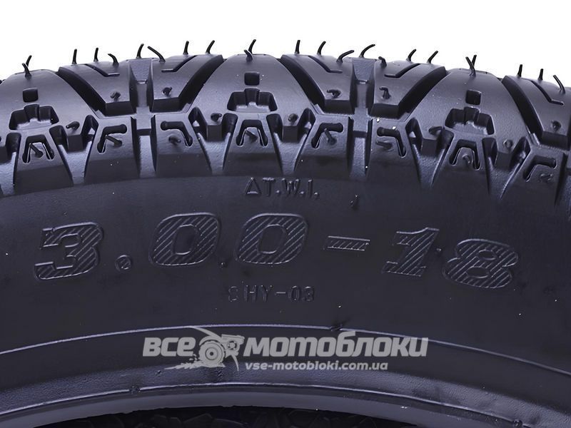 Покрышка 3x18 6PR TT (под камеру) тип 4 UK-108 фото