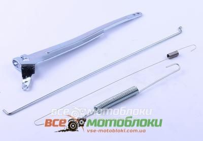 Рычаг привода дроссельной заслонки (с тягой и пружиной) - 188F 8601-ТЗ фото