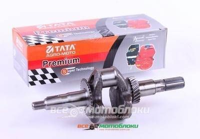 Коленвал в сборе под шлицы ?20 mm - 168F - Premium 19017-ТЗ фото