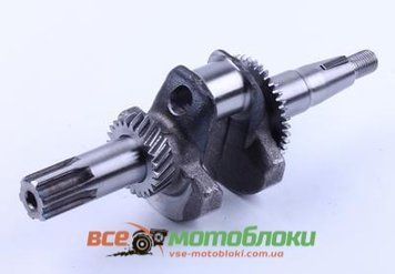 Коленвал в сборе под шлицы ?25 mm - 168F 3082-ТЗ фото