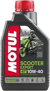 Масло для 4-тактных двигателей скутеров MOTUL SCOOTER EXPERT 4T SAE 10W-40 MB - 1 л \202094 фото