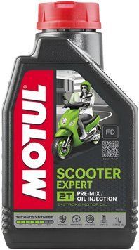 Масло для 2-тактных двигателей скутеров MOTUL SCOOTER EXPERT 2T - 1 л \33125 фото