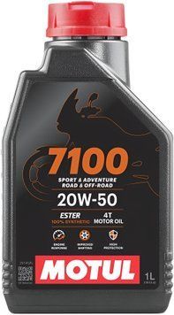 Масло для 4-тактных двигателей MOTUL 7100 4T SAE 20W-50 - 1 л \44041 фото