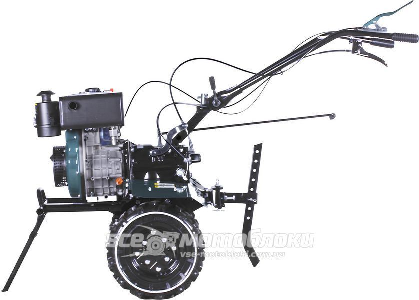 Мотоблок Тата MB-1100A-ZX (Безвоздушные колеса 4x8) (Зеленый) MB-056 фото