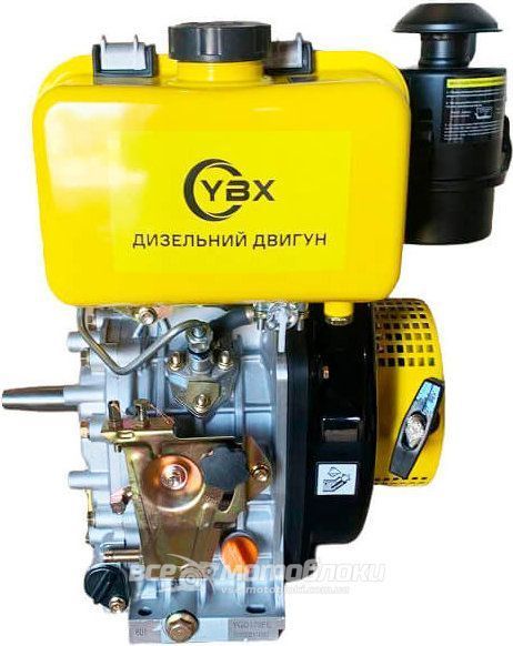 Двигун YBX 178FE (Ел.старт/Під конус) DV-72-178FE(YB) фото