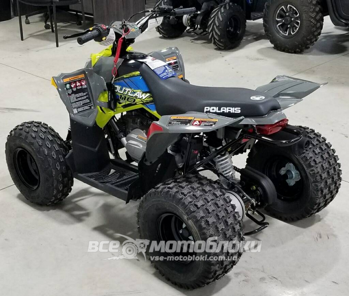 Квадроцикл ДЕТСКИЙ POLARIS OUTLAW 110 LIME SQUEEZE KVD-075 фото