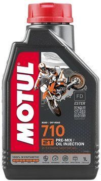Масло для 2-тактных двигателей MOTUL 710 2T - 1 л \44053 фото