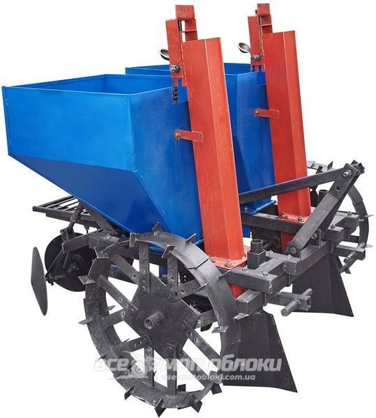 Картофелесажатель двухрядный "ДТЗ" КС-2А УПР (регул. рама, дисковый окучник) 156567 фото