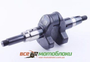 Коленвал голый под резьбу ?20 mm - 186F 8611-ТЗ фото