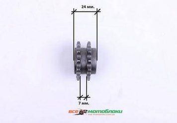 Двухрядная звезда коленвала понижающего редуктора Z/13 - 168F 4419-ТЗ фото