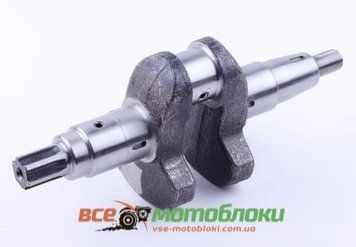 Коленвал голый под шлицы ?25 mm - 186F 3193-ТЗ фото