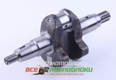 Коленвал голый под шлицы ?25 mm - 186F 3193-ТЗ фото