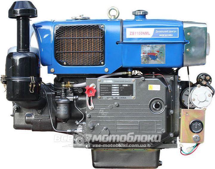 Двигун TATA ZS1100NML (Ел.старт) DE-006 фото