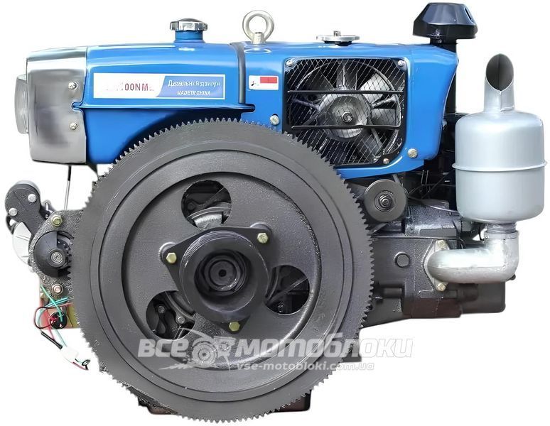 Двигун ТАТА ZS1100NML (Ел. Старт) DE-006 фото