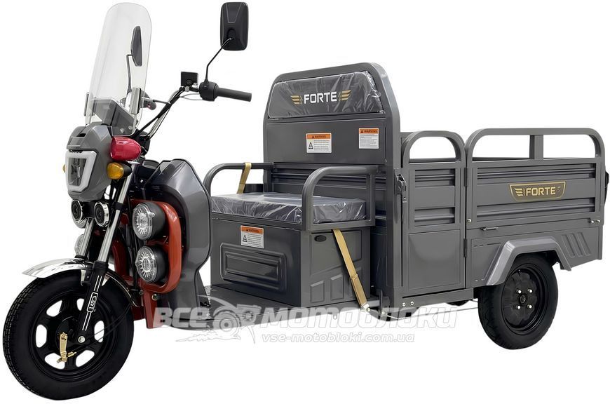 Електротрицикл вантажний FORTE GP-1000-D ETRI-042 фото