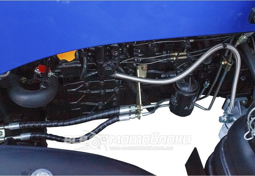Мінітрактор FOTON FT-504 CNC з виносним важелем і задніми вантажами 224420 фото