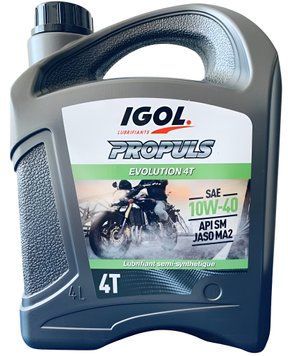Масло для 4-тактных двигателей IGOL PROPULS EVOLUTION 4T 10W-40 - 4 л 303004 фото