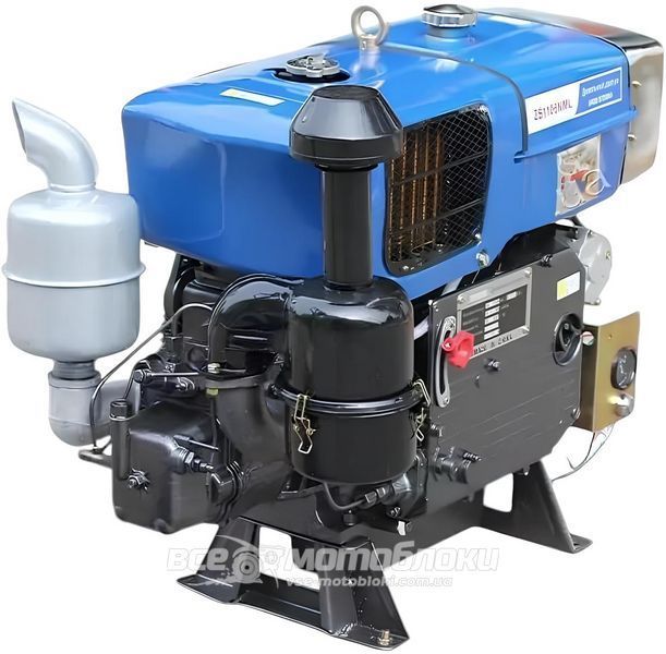 Двигатель ТАТА ZS1105NML (Эл.старт) DE-007 фото