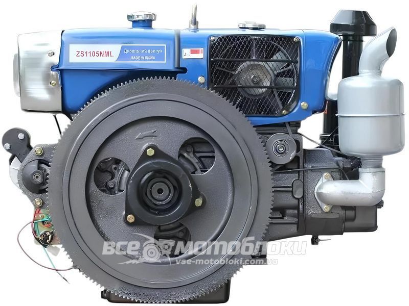 Двигатель ТАТА ZS1105NML (Эл.старт) DE-007 фото