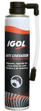 Аэрозоль для ремонта и закачки шин IGOL ANTI CREVAISON - 300 мл 308300 фото
