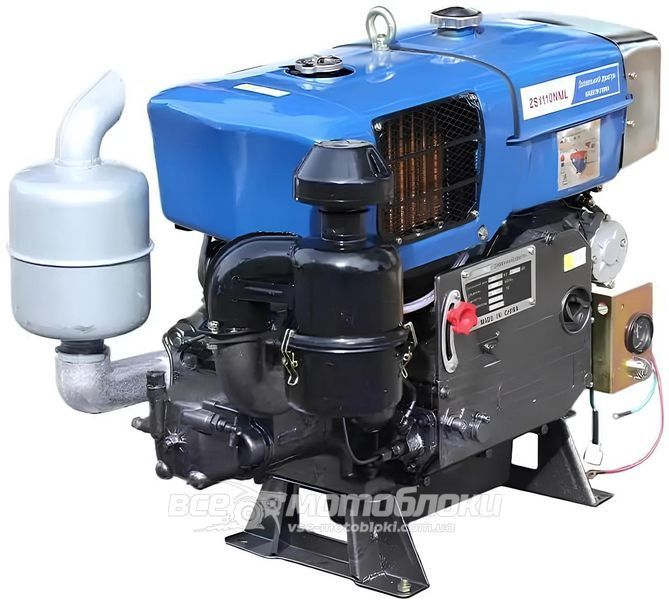 Двигун ТАТА ZS1110NML (Ел. Старт) DE-008 фото