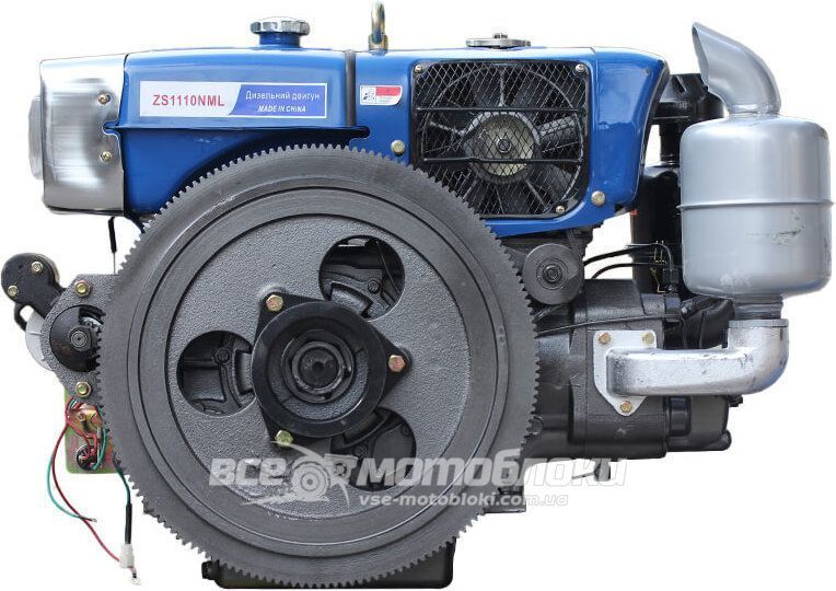 Двигун TATA ZS1110NML (Ел.старт) DE-008 фото