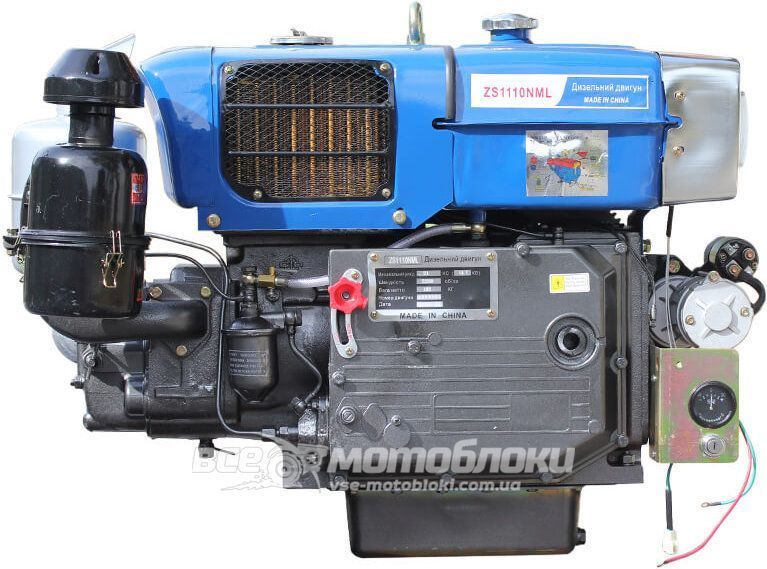 Двигун TATA ZS1110NML (Ел.старт) DE-008 фото