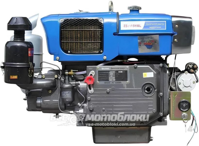 Двигун ТАТА ZS1115NML (Ел. Старт) DE-009 фото