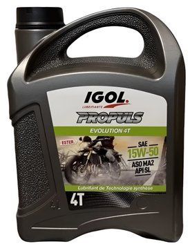 Масло для 4-тактных двигателей IGOL PROPULS EVOLUTION 4T 15W-50 - 4 л 309004 фото