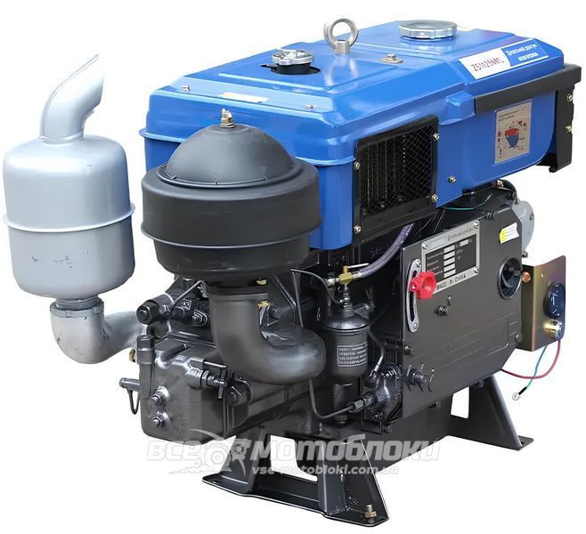 Двигун ТАТА ZS1125NML (Ел. Старт) DE-010 фото