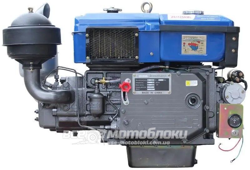 Двигун ТАТА ZS1125NML (Ел. Старт) DE-010 фото