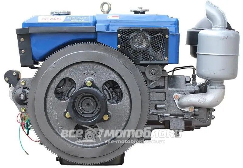 Двигун ТАТА ZS1125NML (Ел. Старт) DE-010 фото