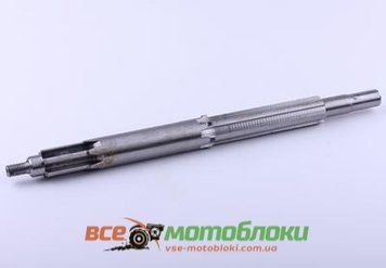 Вал первичный (мототрактор) L-390 mm - КПП/6 3433-ТЗ фото