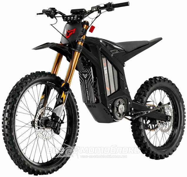 Електромотоцикл ARCTIC LEOPARD XE PRO S ENDURO GOLD SHOCK 74V60Ah ELM-060 фото